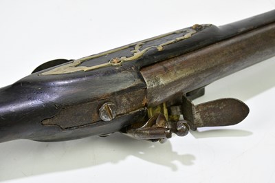 Lot 572 - A 19th century flintlock Musketoon, with 14.5"...