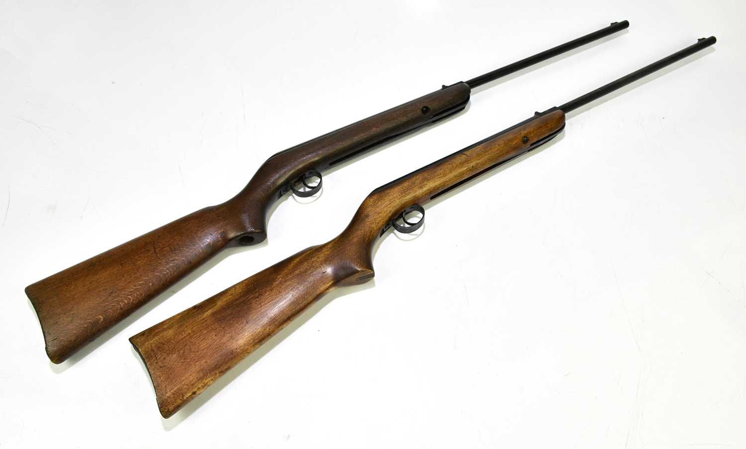 Lot 536 - BSA; two cadet .177 break barrel air rifles,