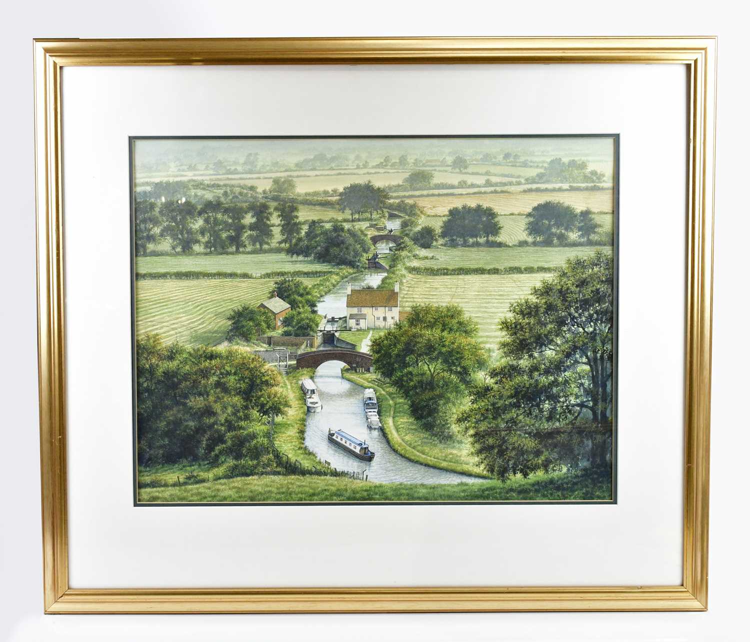 Lot 159 - M.J. PETERSON; two large watercolours, both of...