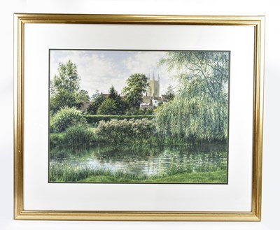 Lot 159 - M.J. PETERSON; two large watercolours, both of...