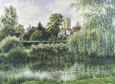 Lot 159 - M.J. PETERSON; two large watercolours, both of...