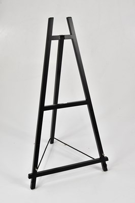 Lot 1088 - DAVID LINLEY; an ebonised sycamore table easel,...