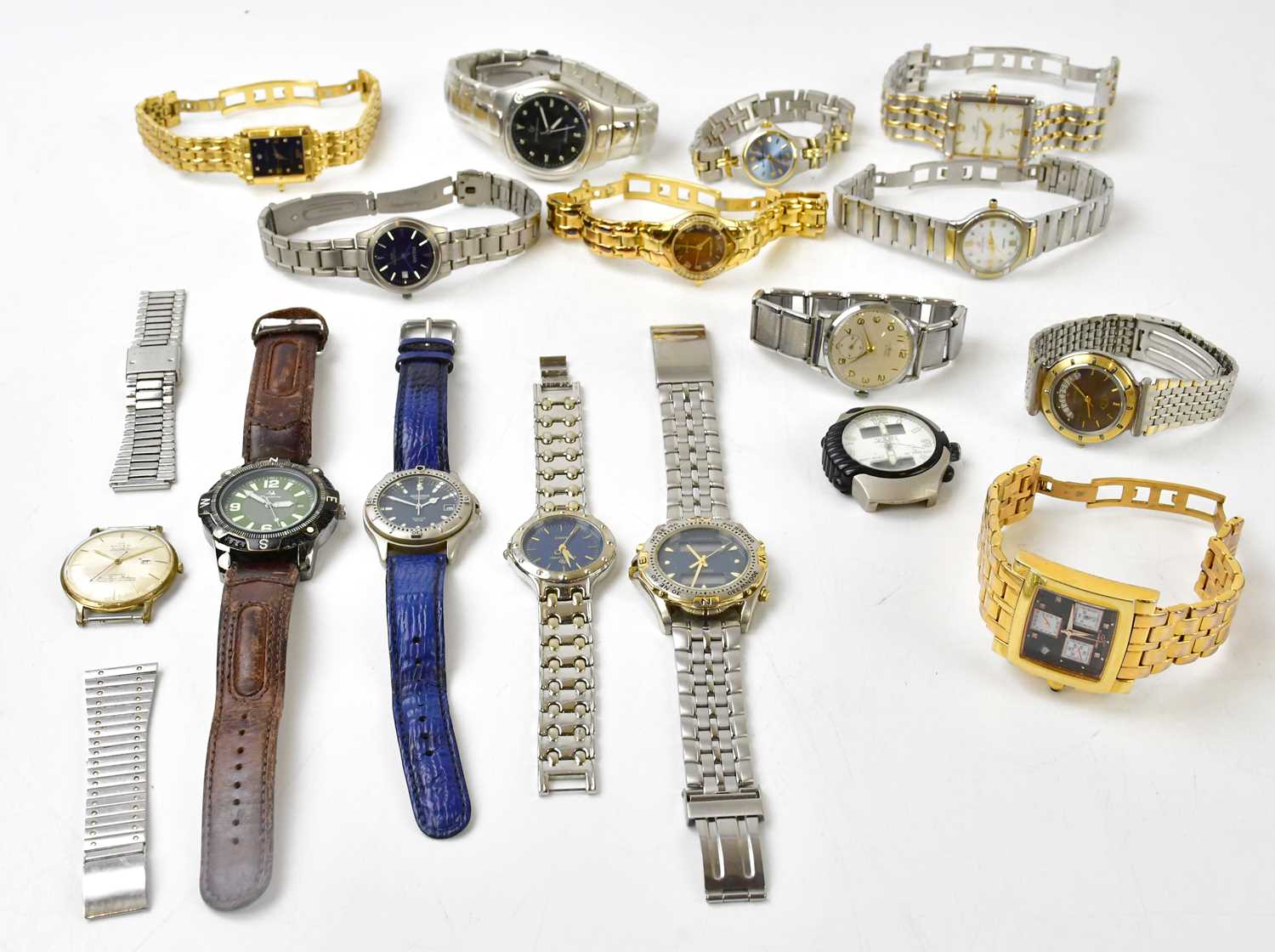 Lot 524 - A small collection of fashion watches to