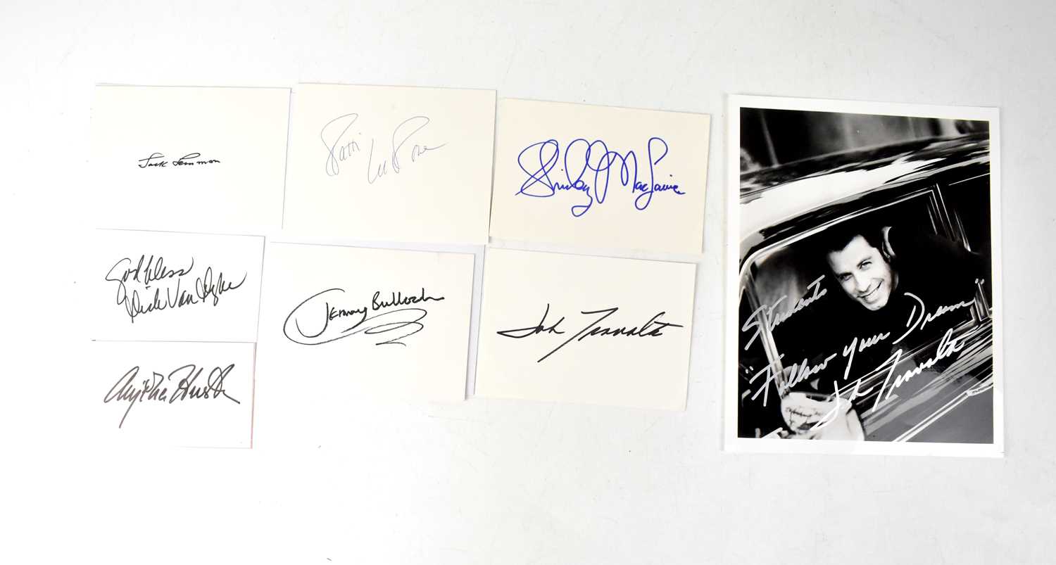Lot 593 - AMERICAN ACTORS; a collection of seven...