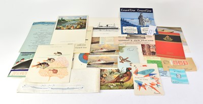 Lot 314 - A quantity of maritime related ephemera...