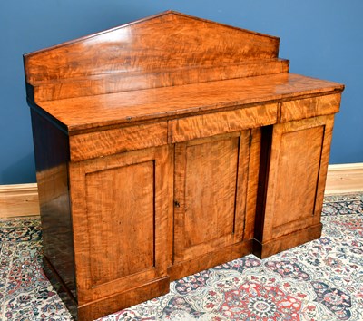 Lot 2401A - A Victorian mahogany sideboard, with three...