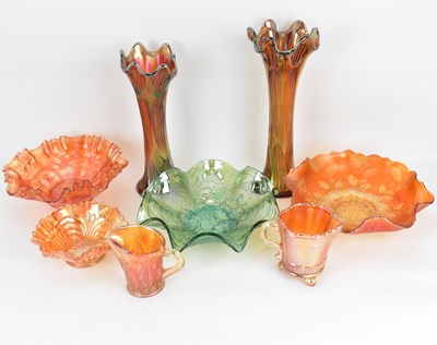 Lot 312 - Eight pieces of early 20th century carnival...