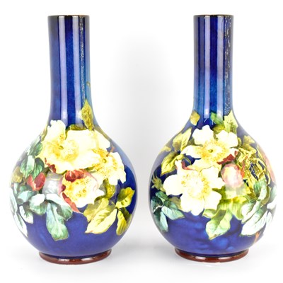 Lot 250 - DOULTON LAMBETH; a pair of 19th century...