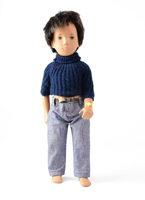 Lot 461 - SASHA; a 1970s 'Gregor' boy doll, with black...