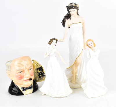 Lot 296 - ROYAL DOULTON; D6934 'Winston Churchill',...