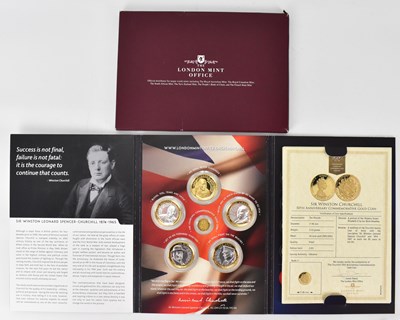 Lot 722 - LONDON MINT; Winston Churchill 'Inspiration to...