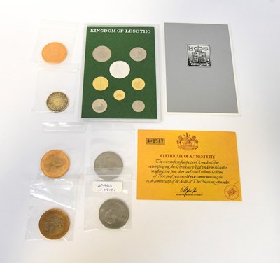 Lot 742 - A cased limited edition Kingdom of Lesotho...