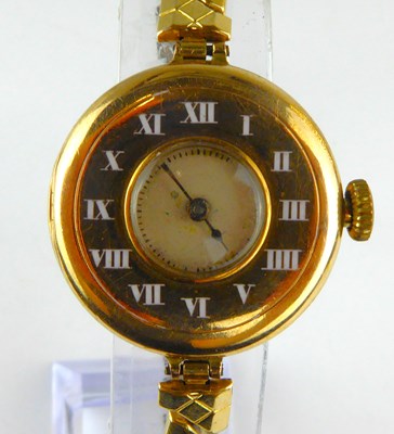 Lot 968 - A ladies' vintage wristwatch with demi-hunter...