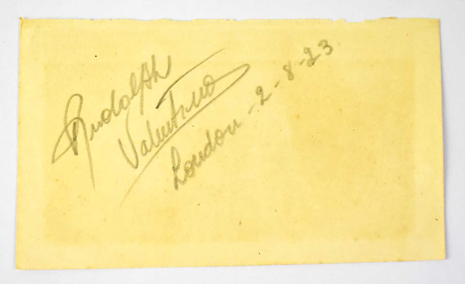 Lot 595 - RUDOLPH VALENTINO