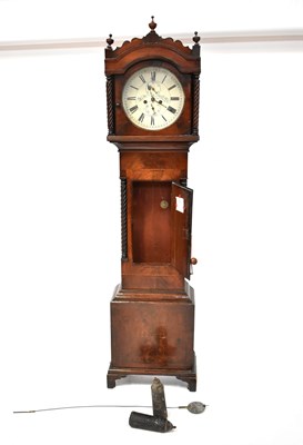 Lot 132 - A 19th century mahogany cased eight-day...