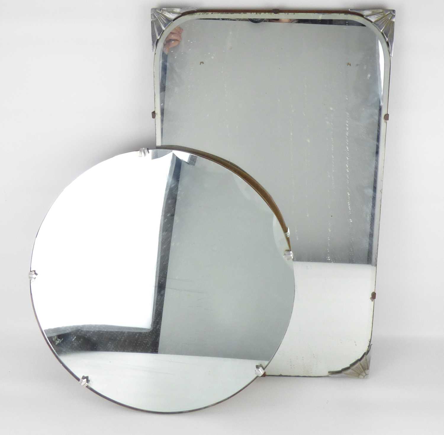 Lot 48 - Two Art Deco wall mirrors