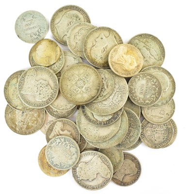 Lot 646 - Various silver coins, all pre-1919, mainly...