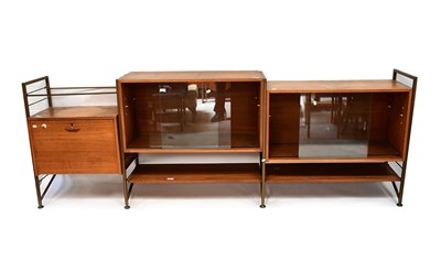 Lot 5 - LADDERAX; a sideboard comprising two glazed...