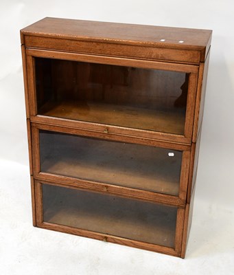 Lot 24 - ANGUS; a mid-20th century three-tiered oak...