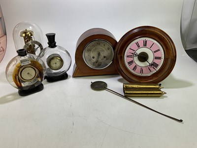 Lot 2283 - An early 20th century mantel clock, the...