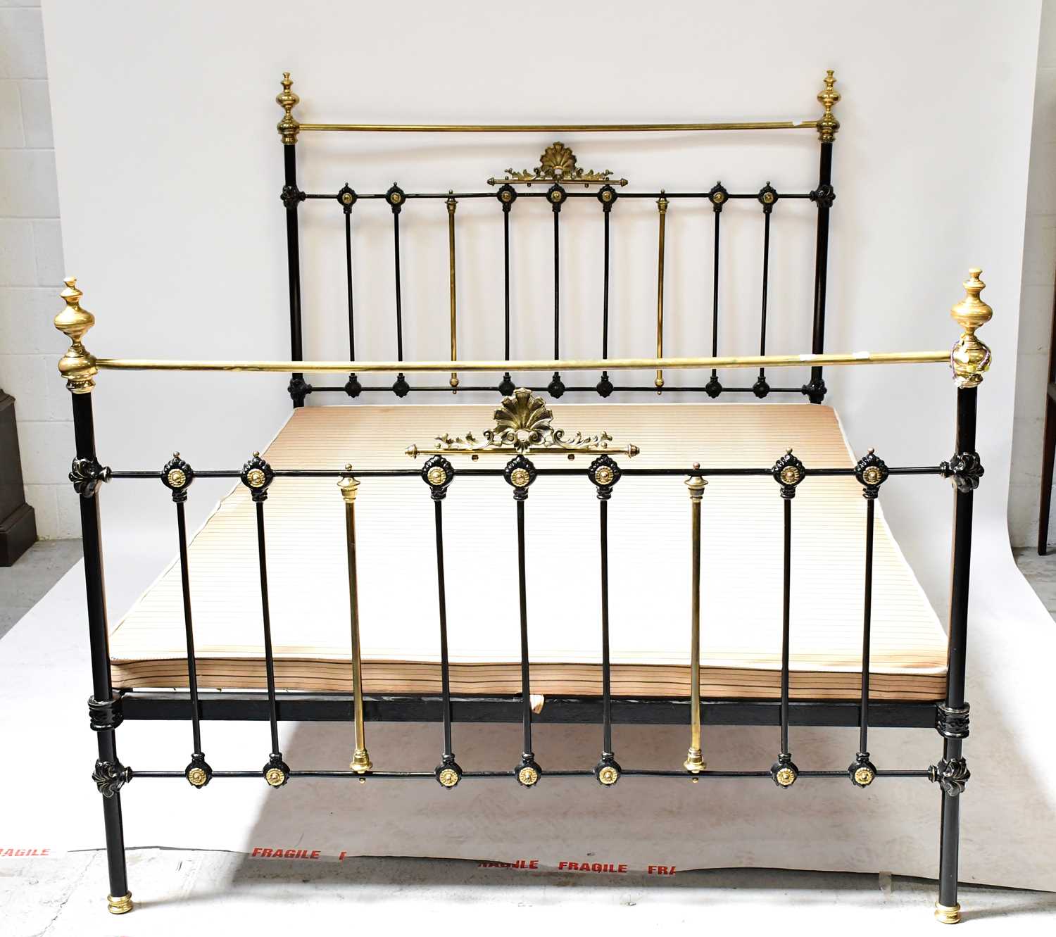 Lot 72 - A reproduction Victorian style cast iron and...