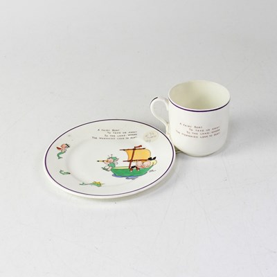 Lot 281 - MABEL LUCIE ATTWELL FOR SHELLEY; a child's cup...