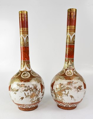 Lot 329 - A pair of mid-19th century Japanese Satsuma...