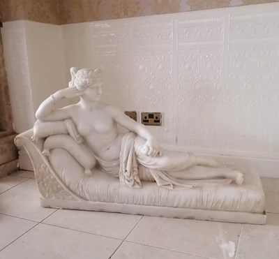 Lot 334 - AFTER ANTONIO CANOVA; a Neo-Classical style...