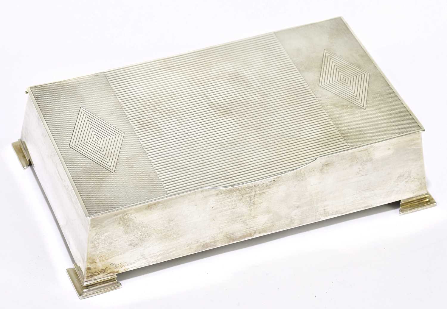 Lot 1155 - W. GARNER LTD; a George VI hallmarked silver...