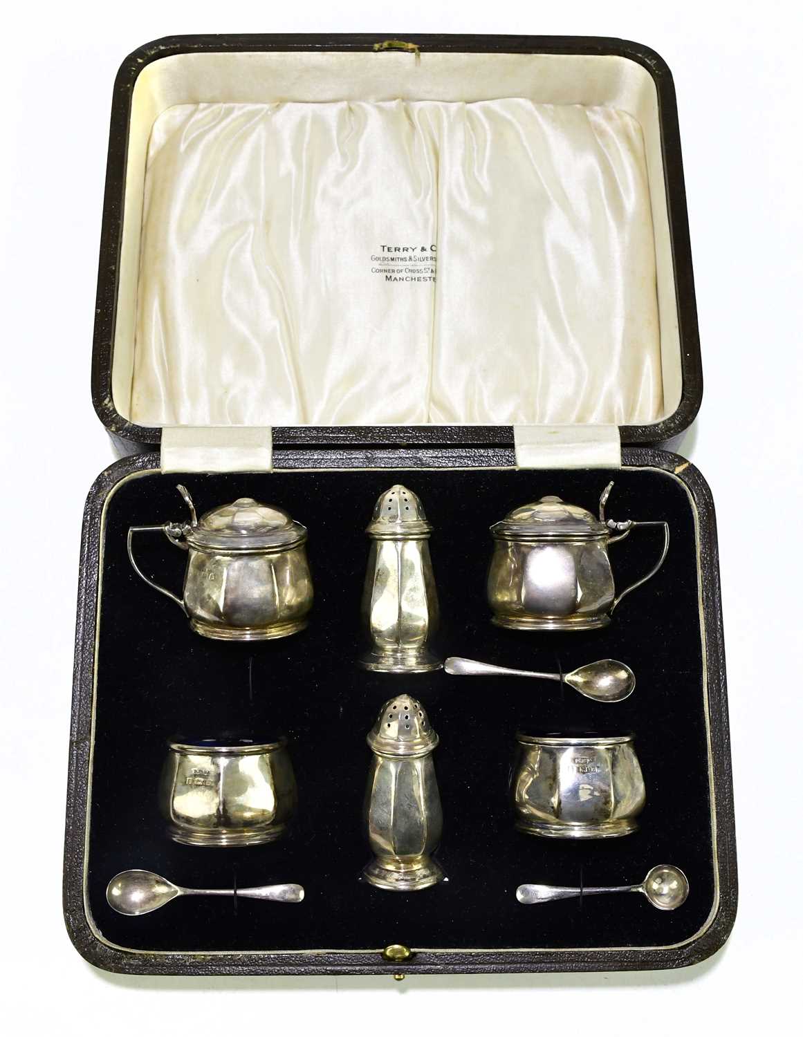 Lot 1289 - DANIEL & ARTER; a George V hallmarked silver...