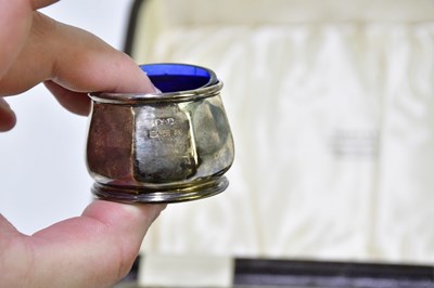 Lot 1289 - DANIEL & ARTER; a George V hallmarked silver...