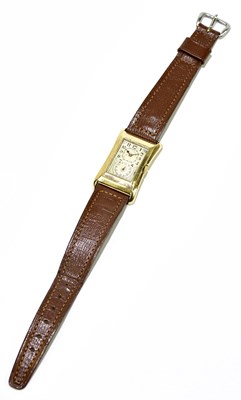 Lot 425 - ROLEX PRINCE; a 9ct yellow gold gentleman's...