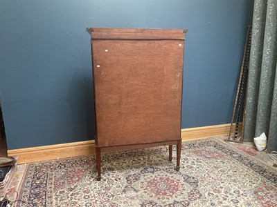 Lot 2412 - An Edwardian inlaid mahogany display cabinet,...