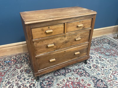 Lot 2448 - A chest of two short over three long drawers,...