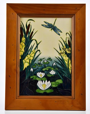 Lot 361 - RACHEL BISHOP FOR MOORCROFT; a wall plaque...