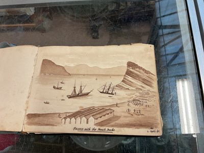 Lot 1154 - T.M. SMYTH IX REGIMENT; a 19th century sketch...