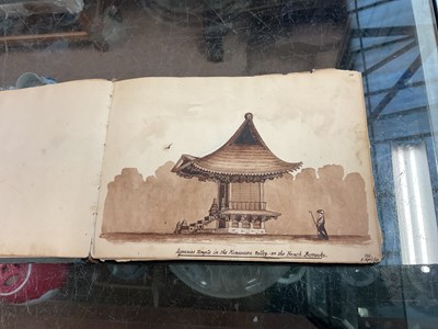 Lot 1154 - T.M. SMYTH IX REGIMENT; a 19th century sketch...