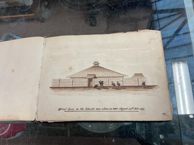 Lot 1154 - T.M. SMYTH IX REGIMENT; a 19th century sketch...