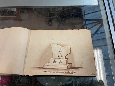 Lot 1154 - T.M. SMYTH IX REGIMENT; a 19th century sketch...