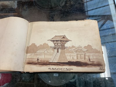 Lot 1154 - T.M. SMYTH IX REGIMENT; a 19th century sketch...