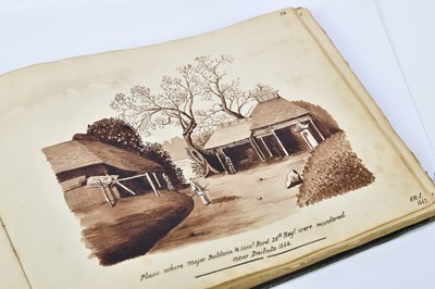 Lot 1154 - T.M. SMYTH IX REGIMENT; a 19th century sketch...