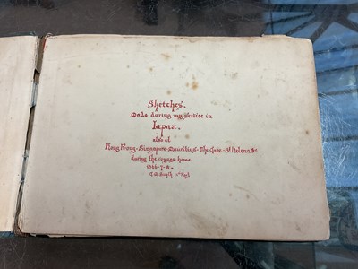 Lot 1154 - T.M. SMYTH IX REGIMENT; a 19th century sketch...