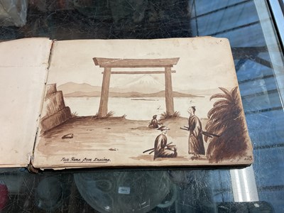 Lot 1154 - T.M. SMYTH IX REGIMENT; a 19th century sketch...