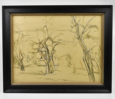 Lot 122 - EDWARD WOLFE (1897-1982); watercolour and ink,...