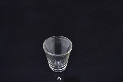 Lot 1790 - An 18th century Irish wine glass, the bell...