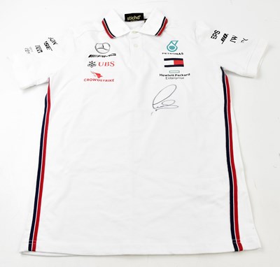 Lot 2230 - LEWIS HAMILTON; a Petronas AMG Mercedes signed...