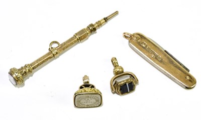 Lot 357 - An Edwardian 9ct rose gold cased and steel...