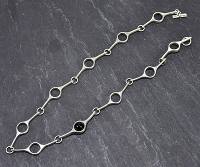 Lot 250 - ANNETTE HOWDLE FOR GEORG JENSEN; a silver...