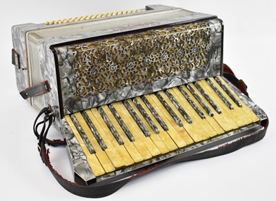 Lot 357 - A vintage Geraldo piano accordion, cased.