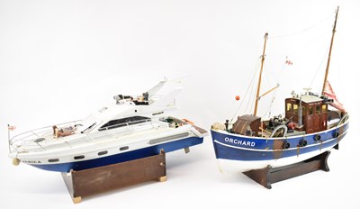 Lot 266 - A model fishing boat 'Orchard', length 60cm...